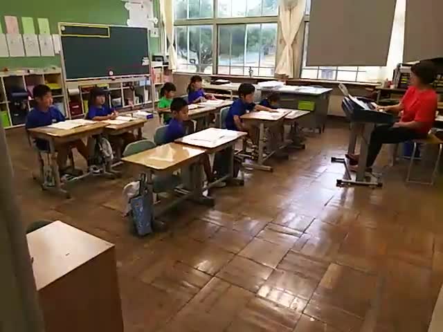 学習発表会の練習始まる