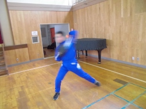 ボール投げの練習 ボール投げの練習