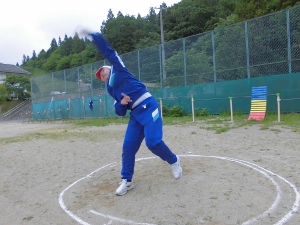 ボール投げの練習 ボール投げの練習