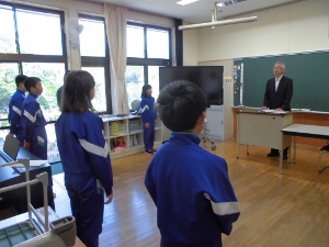 校長先生のお話