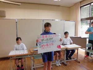 発表の様子