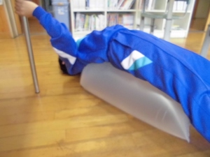 跳ね返る~。 跳ね返る~。