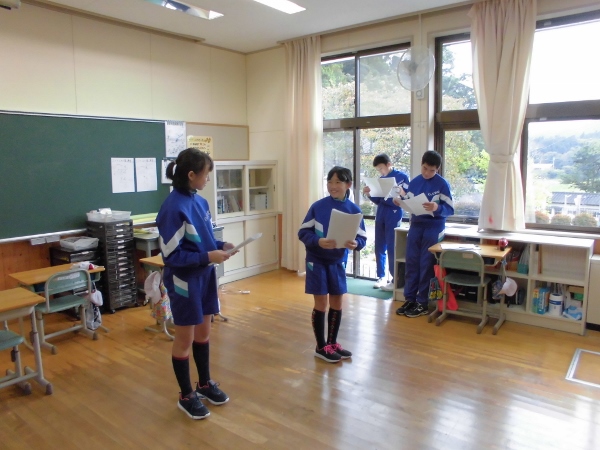 劇の練習