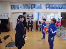 花束贈呈 花束贈呈