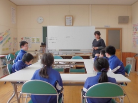 話し合い中