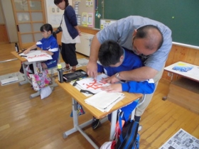 指導の様子