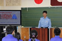 交通安全教室の様子１