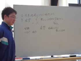 話し合いの様子 話し合いの様子