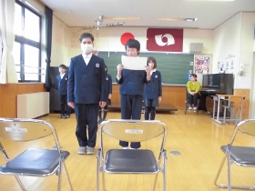 出し物紹介の様子 出し物紹介の様子