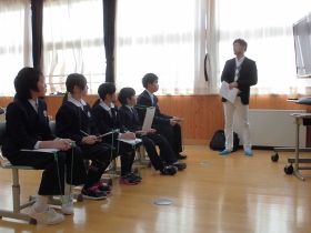 防止教室の様子 防止教室の様子