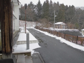花壇前その後