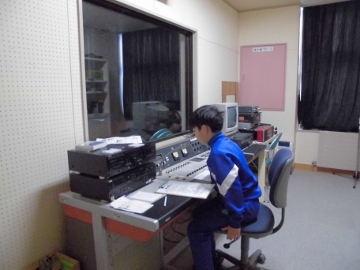 放送の様子 放送の様子