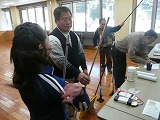 吹き矢体験