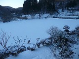 雪景色の校庭１