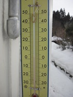外の気温2℃ 外の気温2℃