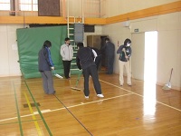 先生方も協力して 先生方も協力して