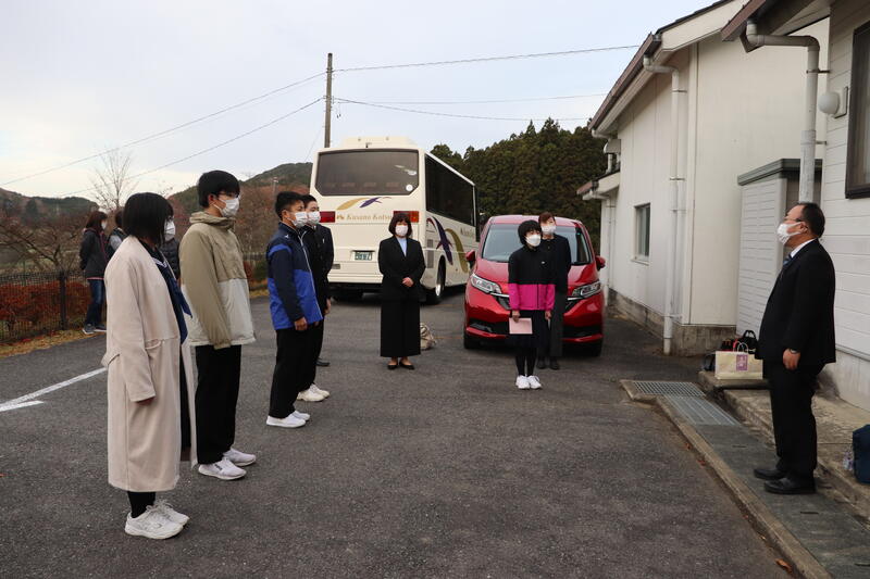 出発式の様子